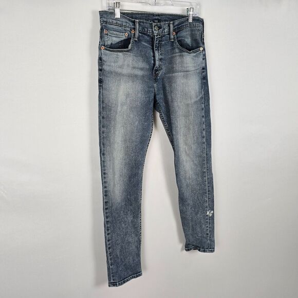 Levi's 512 Jeans Men's 32 x 32 Medium Wash Blue Straight - Picture 14 of 16